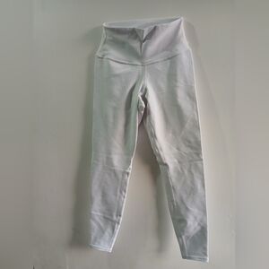 ALO Yoga White High-Waist Leggings